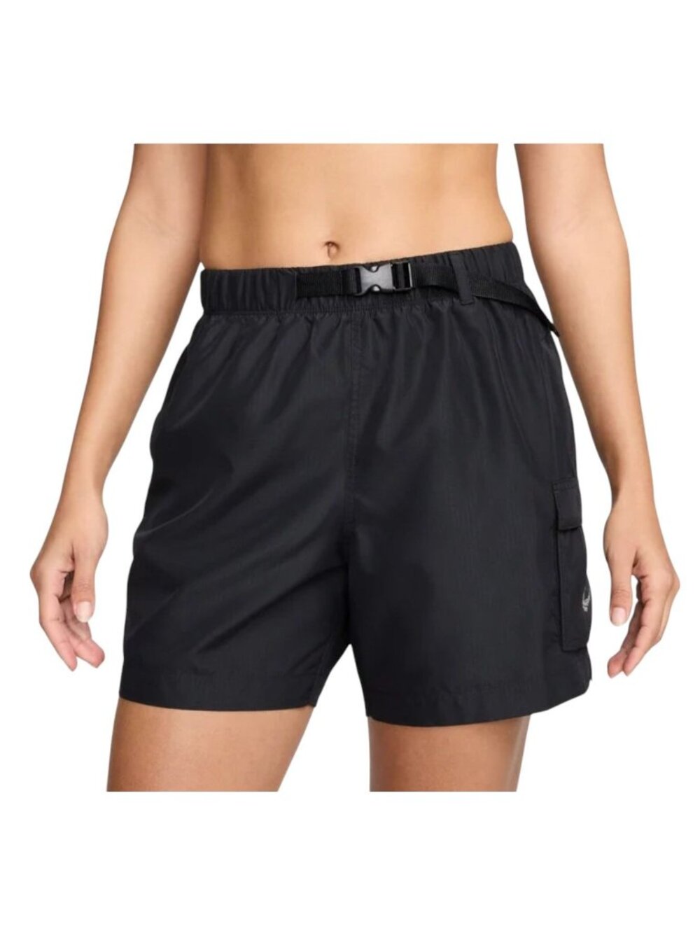 Nike Cover-Up Belted Packable Quick Dry Swim Shorts NESSB521 Women's Small‎ NEW